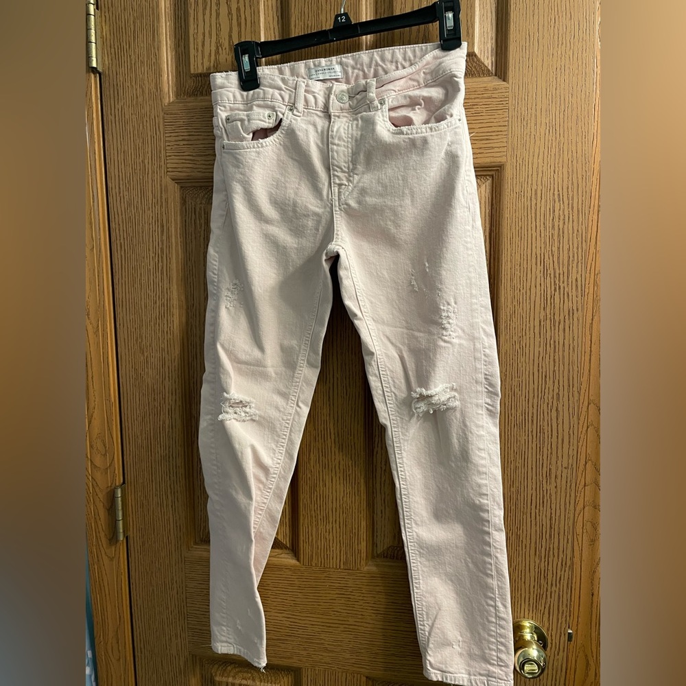 Zara Premium Denim pink jeans size 2